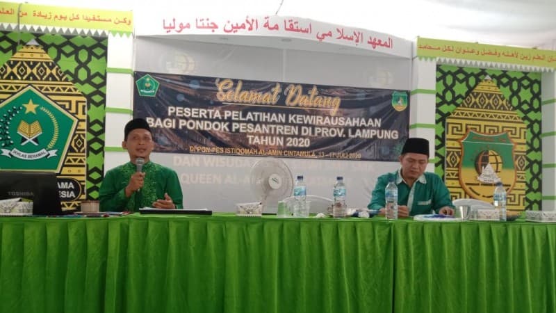 Agrobisnis Pesantren di Lampung Tetap Bergeliat di Era Pandemi