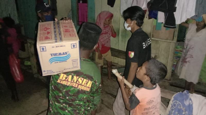Banjir Sorong, LAZISNU Galang Donasi dan Dirikan Dapur Umum