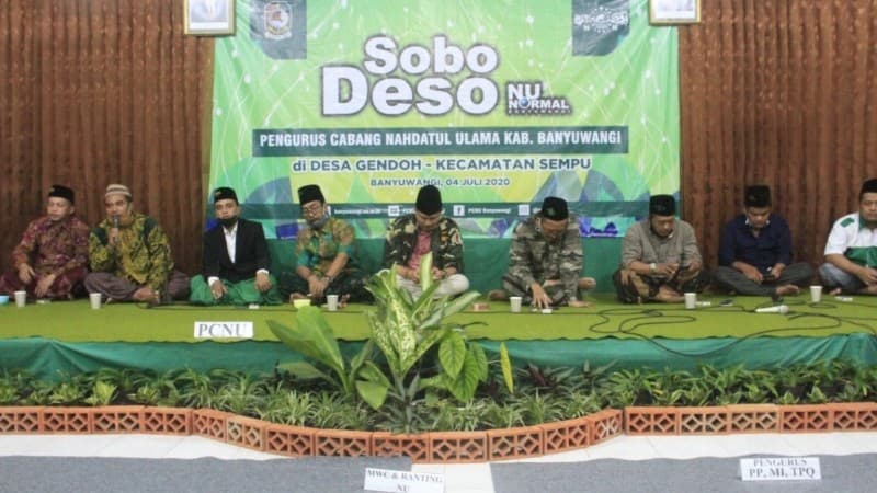 NU Banyuwangi Promosikan LP Ma’arif, LAZISNU, dan RSNU di Sobo Deso