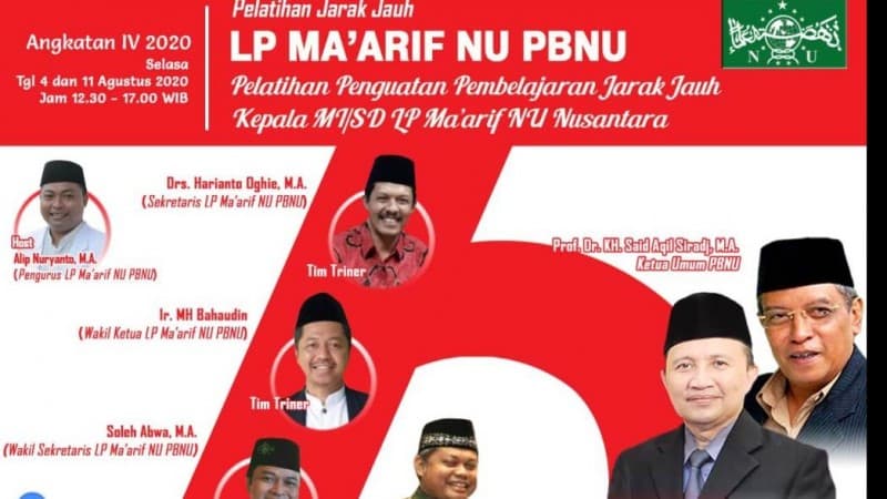 LP Ma’arif NU Tingkatkan Kapasitas Ribuan Kepala Madrasah secara Daring