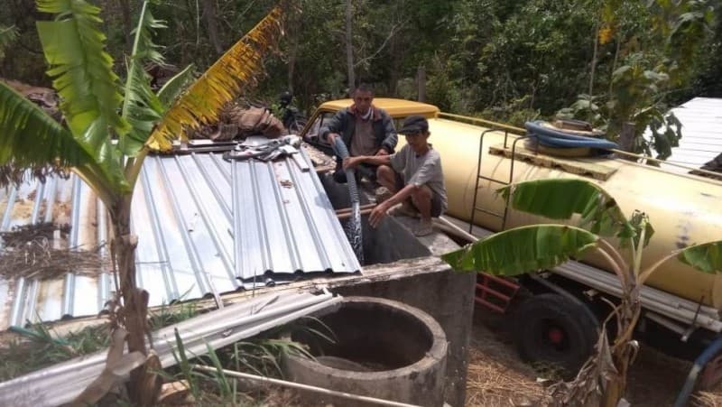 Kekeringan Melanda, LAZISNU Pundong Bantul Salurkan Air Bersih