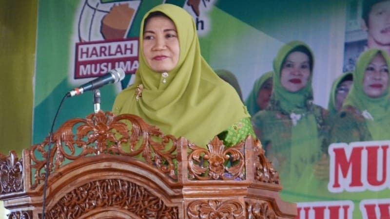 Aklamasi, Hj Ani Fitriani Pimpin Kembali Muslimat NU Pringsewu