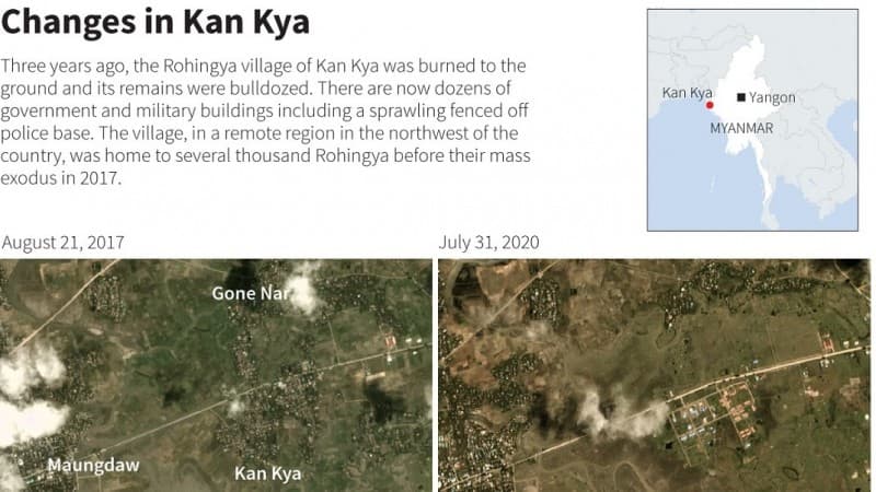 Myanmar Hapus Nama-nama Desa Rohingya dari Peta