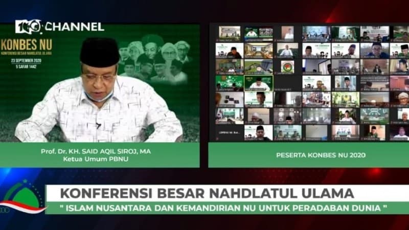 Gelar Konbes Virtual, Bukti NU Mampu Beradaptasi dengan Zaman