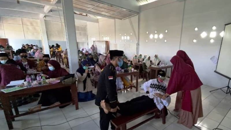 RMINU Lamongan Gelar Diklat, Ajak Pesantren Cegah Penularan Covid-19