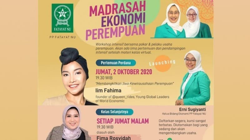 PP Fatayat NU Luncurkan Madrasah Ekonomi Perempuan
