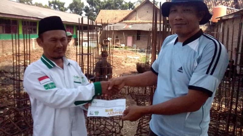 LAZISNU Bantu Pembangunan Pesantren NU di Wonosari dengan Koin NU