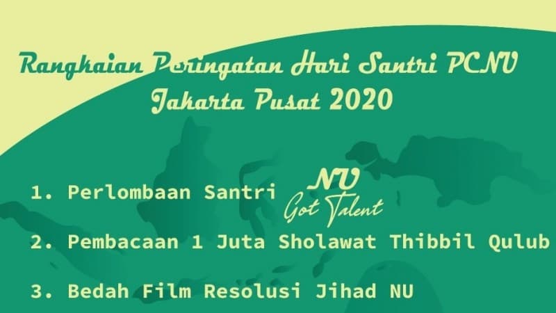 Hari Santri PCNU Jakpus Adakan Lomba dan Bedah Film