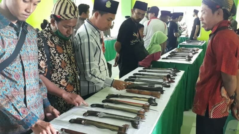 Seminar dan Pameran Keris, Cara Lesbumi NU Pringsewu Pertahankan Peradaban