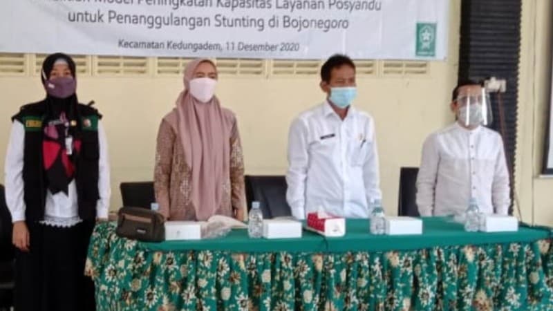 Kunjungi Posyandu, Fatayat NU Bojonegoro Sosialisasi Antisipasi Stunting