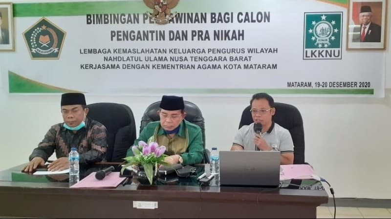 Tekan Tingginya Perceraian, LKKNU NTB Selenggarakan Bimbingan Perkawinan