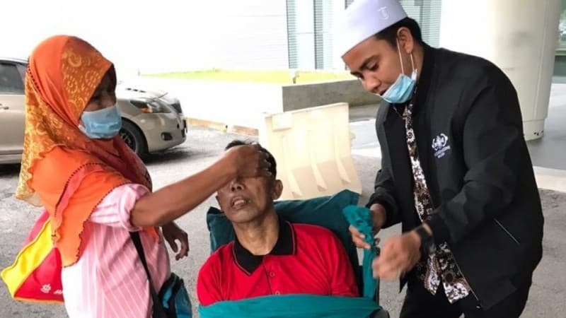 NU CARE-LAZISNU dan Sarbumusi Malaysia Bantu Pemulangan PMI Terkena Stroke