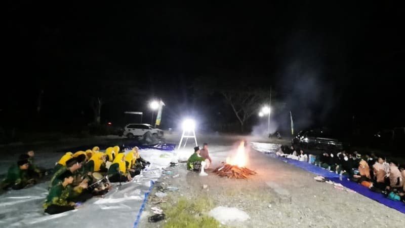 Remaja Mimika Papua Isi Tahun Baru dengan Shalawatan