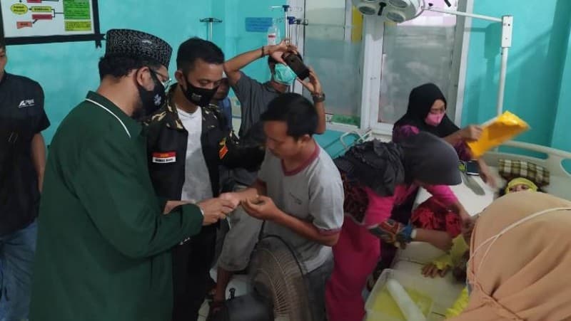 NU Bantaeng Sulsel Gerak Cepat Bantu Korban Kebakaran