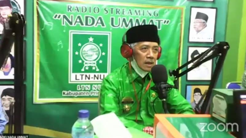 Bupati Resmikan Aplikasi Radio Nada Ummat LTNNU Pringsewu