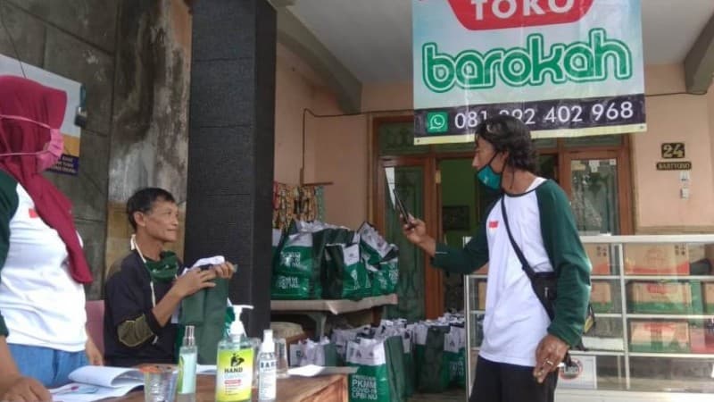 LPBINU Kembali Salurkan Bantuan Pangan untuk Warga Terdampak Covid-19