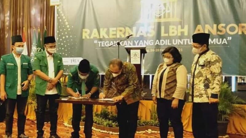 Rakernas LBH Ansor 2021: Tegakkan yang Adil untuk Semua