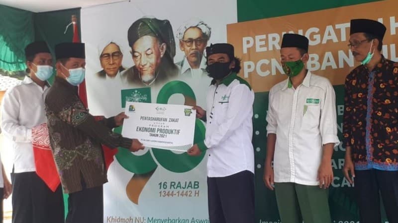 Peringati Harlah NU, LAZISNU Bantul Yogyakarta Salurkan Bantuan untuk UMKM