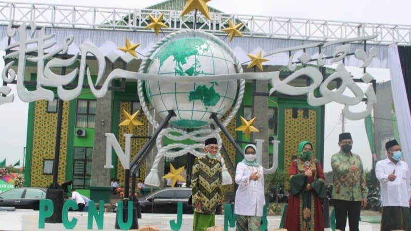 Harlah Ke-98, NU Jombang Resmikan Lambang NU Terbesar di Dunia