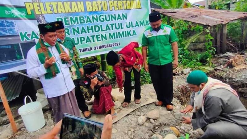 Jalan Berliku Pembangunan Kantor NU Mimika Papua