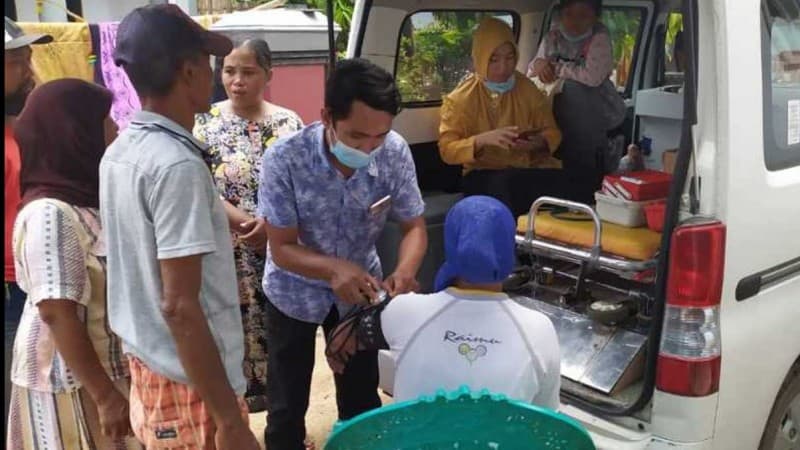 LKNU Lumajang Layani Pengobatan Gratis untuk Korban Banjir