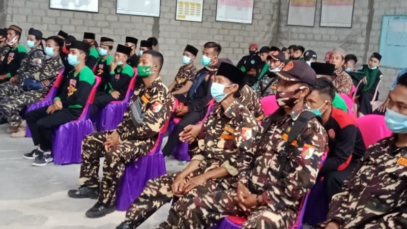 Wujud Cinta pada NU dan NKRI, Banser Way Kanan Gelar Pembaretan