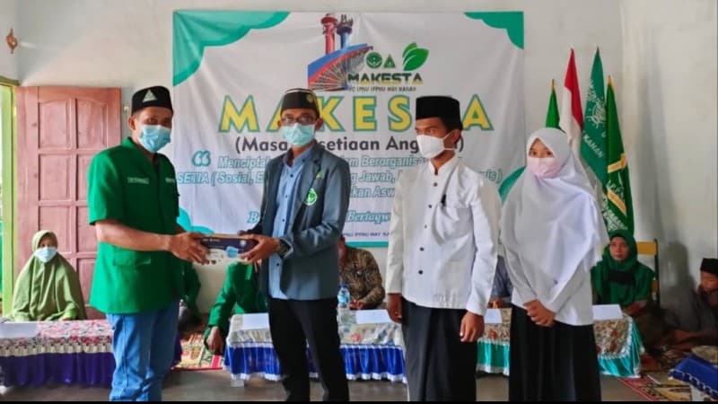 Ikhtiar Ansor Negeri Agung Way Kanan Turut Berantas Pandemi