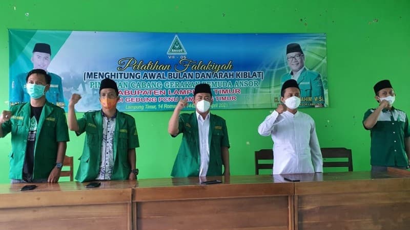 GP Ansor Lamtim Gelar Pelatihan Falakiyah bagi para Kader Muda
