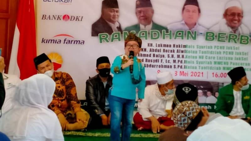 Komedian Daus Mini Mengisi Safari Ramadhan NU Pancoran