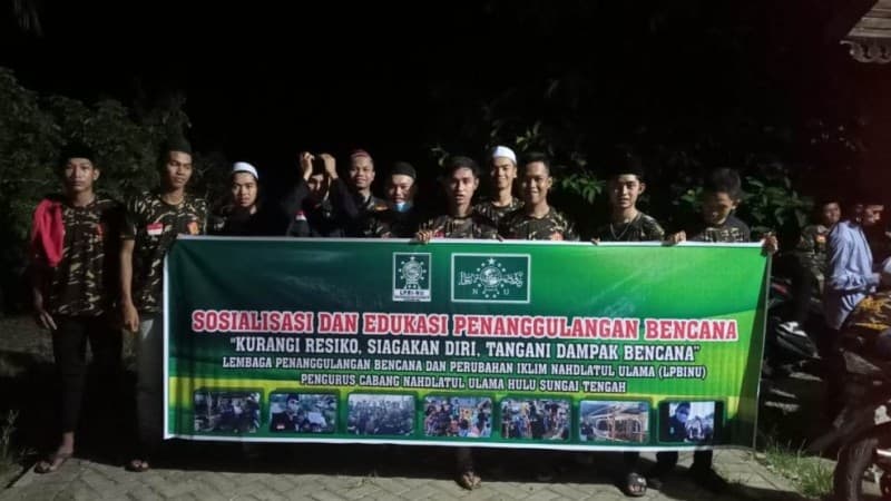 LPBINU Hulu Sungai Tengah Sosialisasi Penanggulangan Bencana