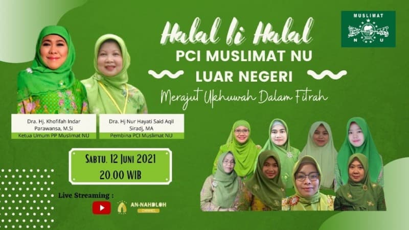 Halal Bilhalal Muslimat NU Sedunia Diisi Laporan Kinerja dan Cerita Hari Raya