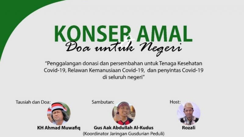 Seniman dan Tokoh Agama Isi Konser Amal di TVNU Jumat Siang