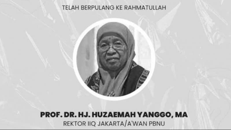 Innalillahi Pakar Fikih Perempuan Hj Huzaemah T Yanggo Tutup Usia