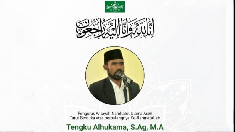 Ketua NU Bener Meriah, Tgk Alhukama Wafat