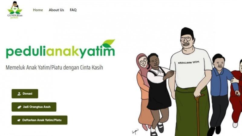 Gusdurian Peduli Resmi Luncurkan Platform Peduli Anak Yatim