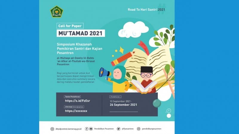Kemenag Gelar Simposium Khazanah Pemikiran Santri dan 'Call for Paper'. Cek Ketentuannya!