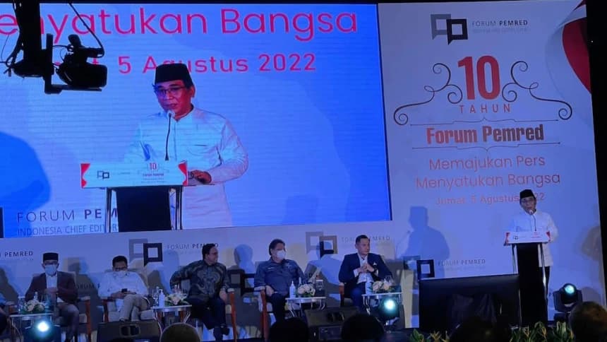 Pesan Ketum PBNU di Forum Pemred: Jangan Gunakan Identitas dan NU sebagai Senjata Politik