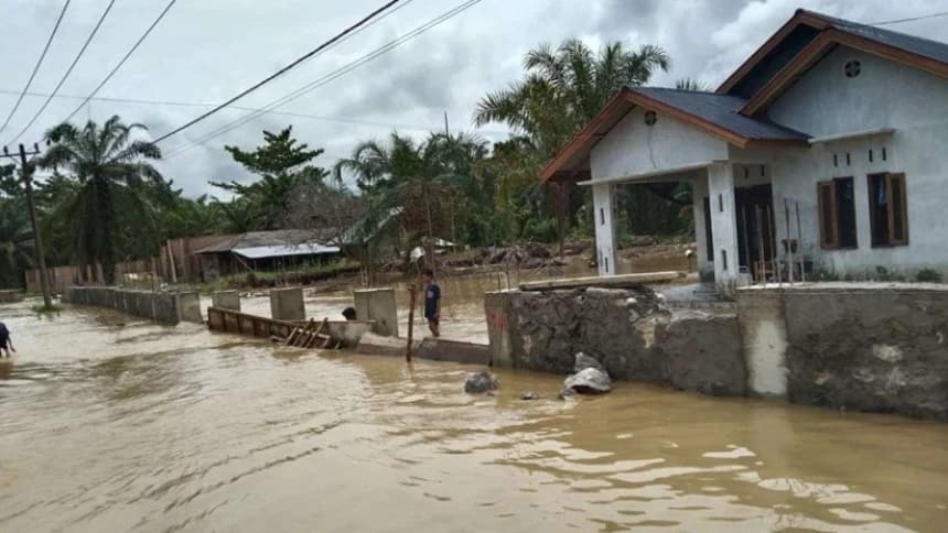 Banjir Susulan Rendam Pesisir Aceh Tamiang, PCNU Imbau Warga Waspada