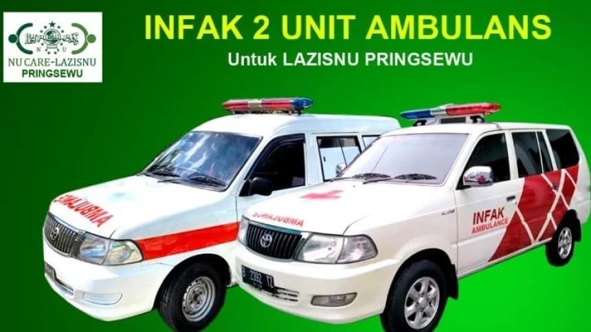 1 Pekan Ini, LAZISNU Pringsewu Terima Infak 2 Mobil Ambulans