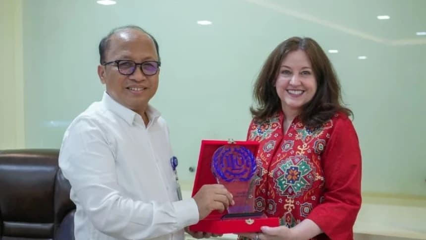 Sekjen Kemnaker Bahas Isu Ketenagakerjaan dengan Deputi Dirjen ILO untuk Indonesia dan Timor Leste
