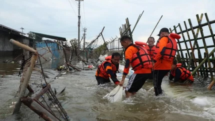 Banjir Rob Langgeng Menggenangi Pantura Jawa, BPBD Mengaku Sudah Lakukan Beragam Upaya