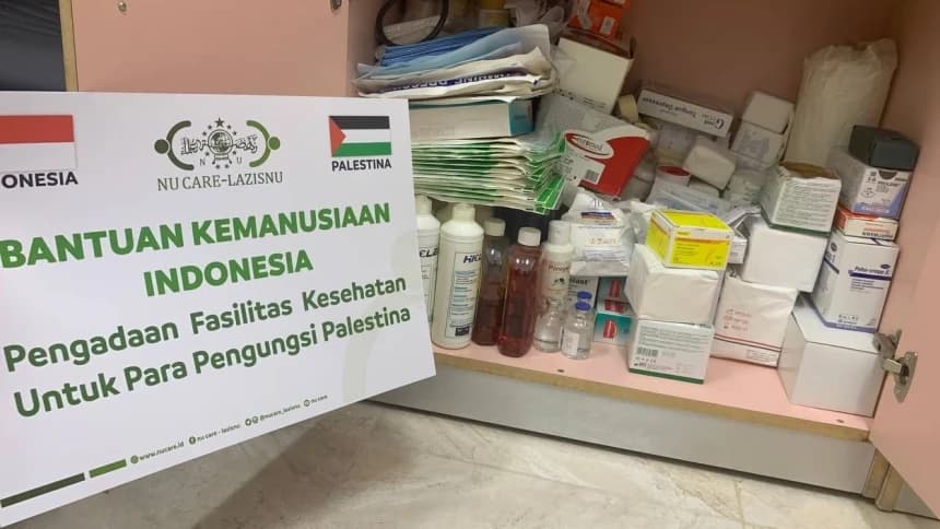 NU Care Bantu Pembangunan Fasilitas Kesehatan untuk Pengungsi Palestina