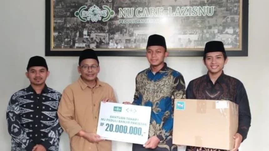 LAZISNU PBNU Bantu Warga Terdampak Banjir Bandang Pakistan