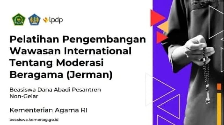 Kemenag Buka Beasiswa Pengembangan Wawasan Moderasi Beragama ke Jerman untuk Pengasuh Pesantren