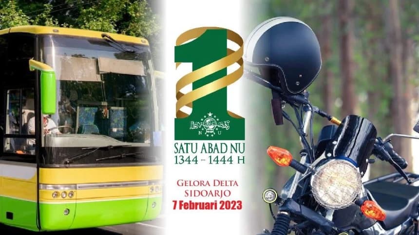 Semangat Nahdliyin Ikuti Puncak 1 Abad NU di Sidoarjo, Mulai Konvoi Motor sampai Ziarah Wali