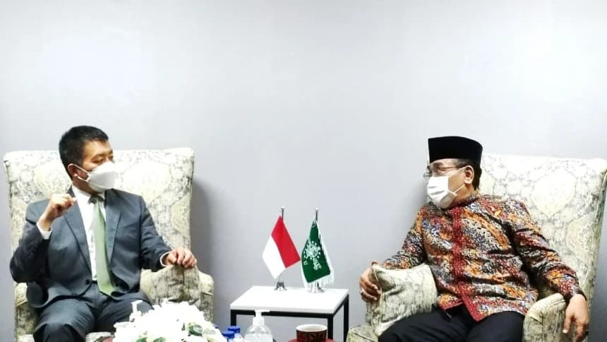 Dikunjungi Dubes China, Ketum PBNU Tegaskan Terima Tawaran Kerja Sama