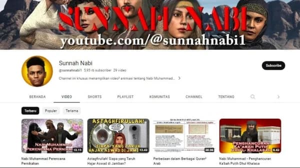 LBMNU Jatim Sesalkan Konten Visualisasi Rasulullah di Youtube Sunnah Nabi