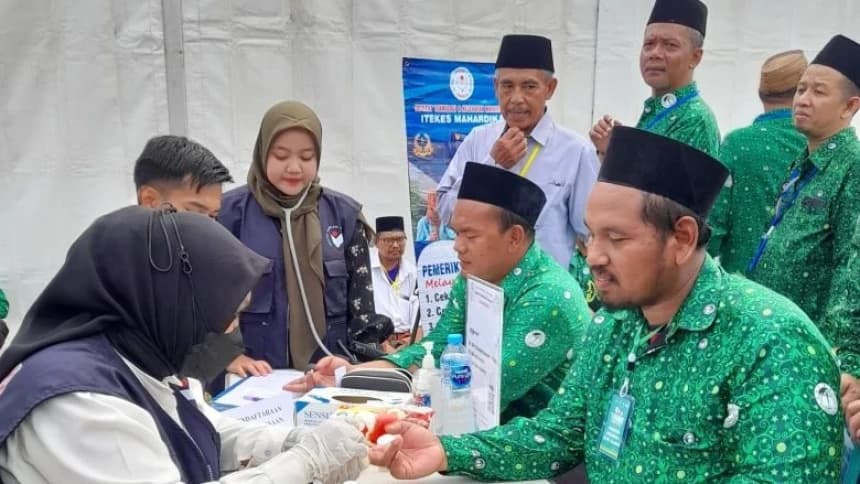 Klinik Kesehatan Gratis Lengkapi Layanan Peserta Rakernas Pergunu di Majalengka