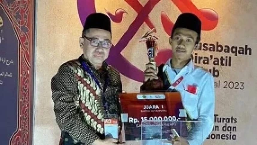 Santri Ndalem ini Berhasil Raih Juara 1 Bahtsul Kutub MQKN 2023