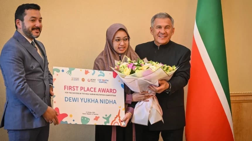 Perempuan Asal Jawa Timur Ini Raih Juara I Hafalan Qur'an di Rusia